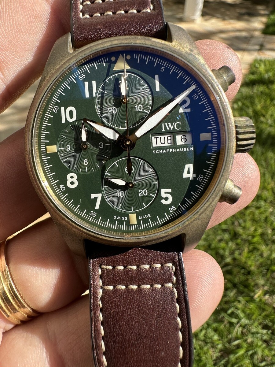 Iwc spitfire chronograph online bronze