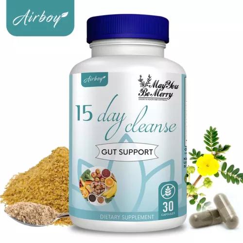 15 Day Cleanse - Gut and Colon Support, Detox, Weight Loss, Constipation Relief