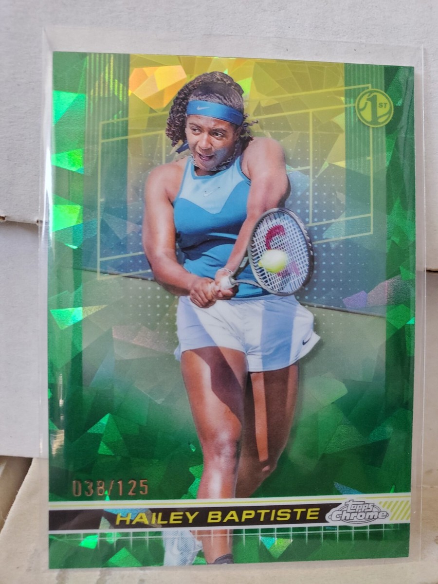 Hailey Baptise 2024 Topps Chrome Tennis Sapphire #183 Green