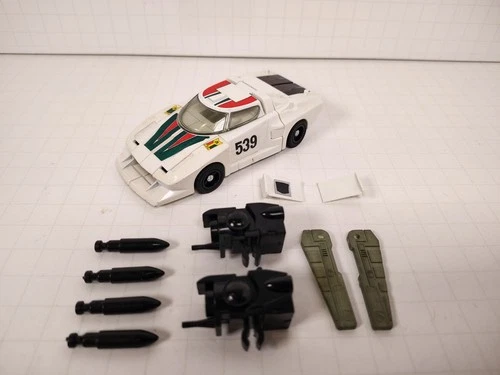Transformers G1 Vintage Car Lancia Stratos Wheeljack 100% Complete Mail Away