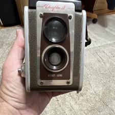 Kodak Duaflex Series Duaflex IV 620 Film Box Camera, 6x6 Format, Brown