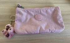 Kipling Creativity L Large Purse In Lilac Pink  Print New Monkey Julia