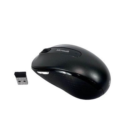 Microsoft Wireless Mobile Mouse 4000 Black Model 1383 With Dongle Tested Working