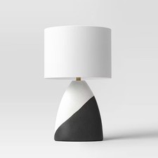 Modern Table Lamp Black/White - Threshold