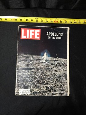 collectible Dec 12,69, issue of LIFE magazine feat. the Apollo 12 mission cover