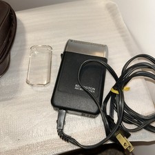 Remmington Micro Screen Shaver XLR 800 With Case Tested Works On Plug