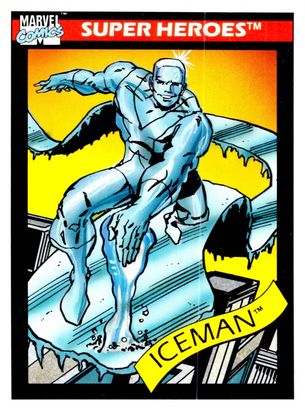 1990 Marvel Universe Series 1 Iceman #22 Trading Card
