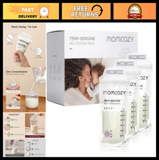 Breastmilk Storage Bags with Temperature Sensing, 6oz, 120 Pack - Ideal for Moms