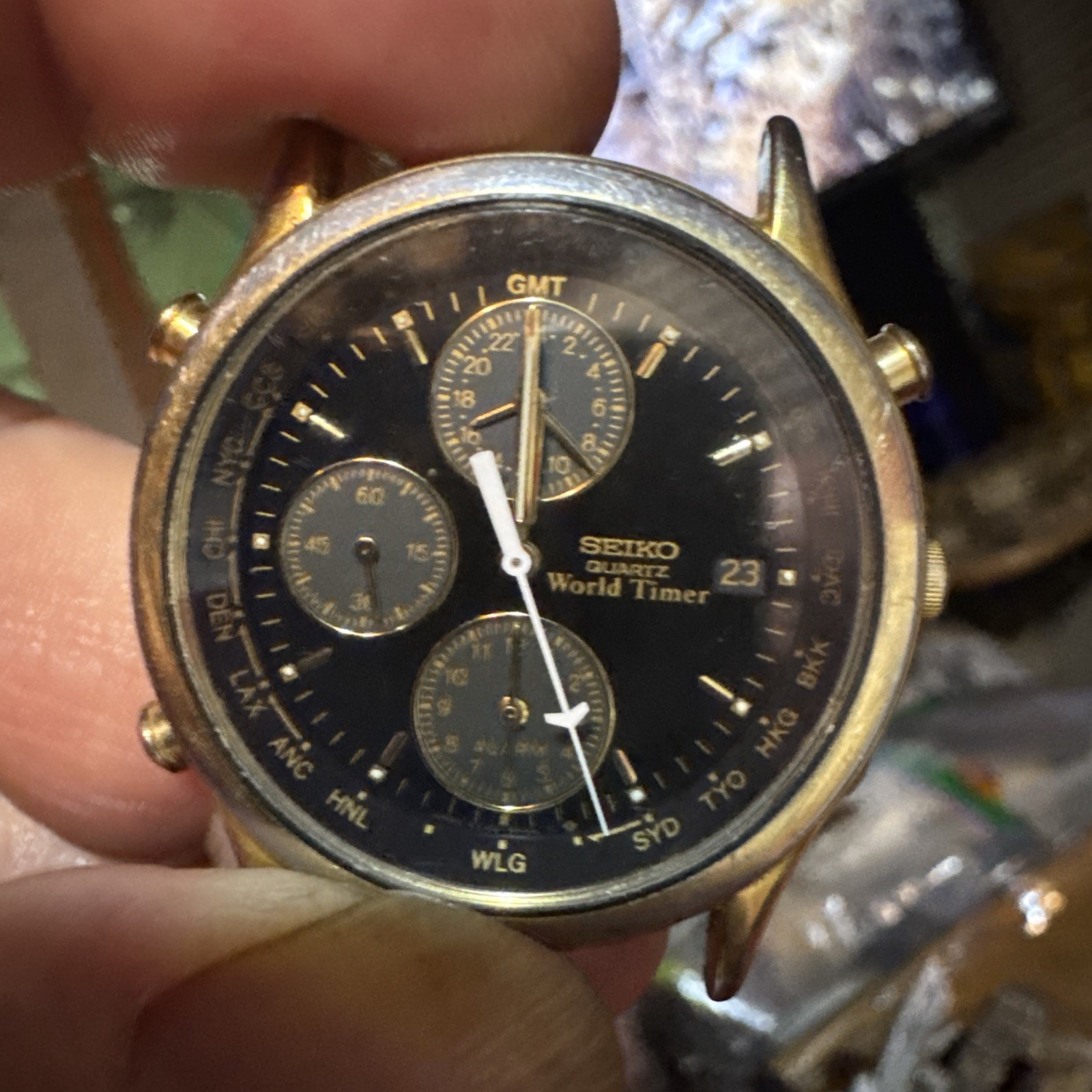 Wristwatch seiko World Timer - image 8