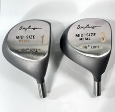 Billy Casper Metal Driver 1 & 3 Wood 10.5° 15° Golf Heads Only RH .335 Hosel NOS
