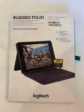 Logitech Rugged Folio iPad 7/8/9 gen Protective Keyboard Case Smart Connector 3