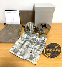 Christofle Mood Coffee Espresso Spoon 6pcs Silver Egg Case New Gift Ready Japan