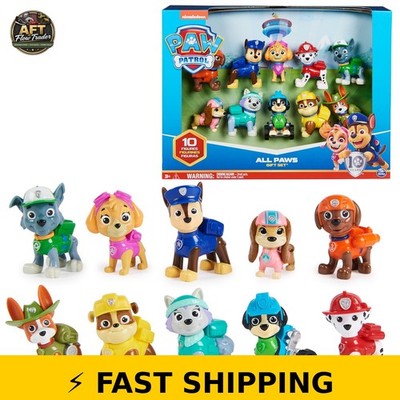 Paw Patrol 10th Anniversary All Paws On Deck Action Figure Gift Pack