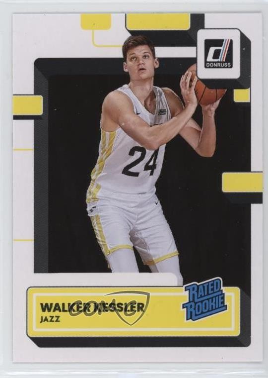 2022-23 Panini Donruss Rated Rookie Walker Kessler #222 Rookie RC