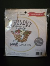 Dimensions Counted Cross Stitch Kit w/hoop - Laundry Day New 
