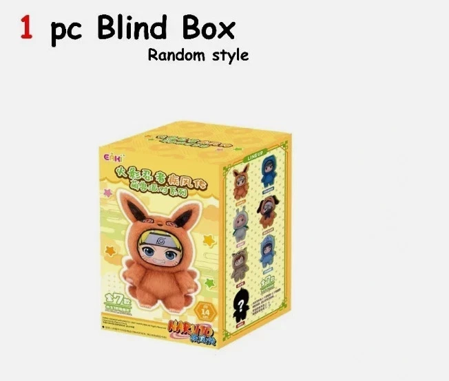 TOP TOY Naruto Beast Party Series Plush Blind Box Confirmed Figure Gift Hot 2025 - Image 2 of 4