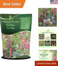 Diverse 1 lb. Wildflower Seed Mix: Annual & Perennial for Partial Shade Gardens 48.97 per gallon