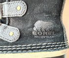 SOREL Winter Snow Boots Women’s Sz 7 Black Suede Faux Fur Lace Up Waterproof — photo 6