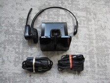 Plantronics CS540 (C054) Wireless Headset, Base, Power Cord Connections