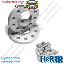 HR DR Spurverbreiterung 6mm/Achse für VW Golf III Cabriolet 1E7 Bj. 1993-1998