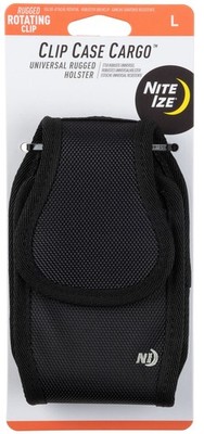 Nite Ize Clip Case Cargo Universal Rugged Holster, L - Black