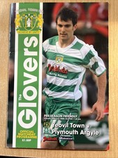 2008/09 Yeovil Town v. Plymouth Argyle - Friendly.