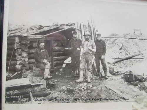 QUARTIERE ORIGINALE GOLD MINERS - DAWSON YUKON TERRIOTY - STAMPA INCORNICIATA - Foto 3 di 5