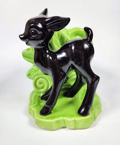 Mid Century Shawnee Deer Planter In Hard To Find Color Combination USA # 737