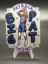 UPPER DECK SP X ARTIST CARTER X ORIGINAL 1/1 ART CARD PATRICK EWING KNICKS