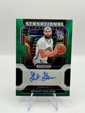 2022-23 Prizm Draft Picks - Grant Golden Sensational Signatures Green Auto