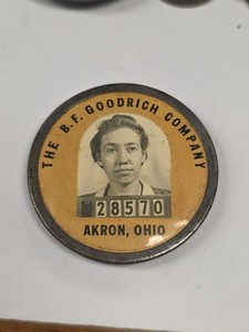 BF Goodrich Employee Badge Akron Ohio