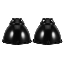 2 Sets Reptile Lamp Holder Heat Dome Farm Shade Insulation Cover