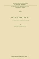 S. P. Foster | Melancholy Duty | Taschenbuch | Englisch (2010) | Xiv | Springer