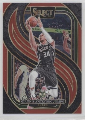 2024 Panini Select Premier Level Red Prizm /199 Giannis Antetokounmpo #137 0t30