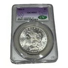 1900-O Morgan Silver Dollar CAC MS62 - New Orleans Mint Trader Bea Purple Label
