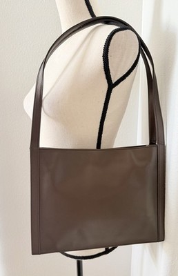 Authentic Vintage GUCCI Bronze Calfskin Hobo Shoulder Bag Designed By Tom Ford