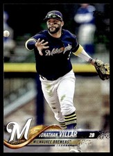 2018 Topps Jonathan Villar Milwaukee Brewers #289
