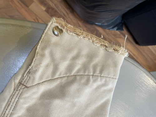 Vintage Carhartt Tan Canvas Blanket Lined Work Detroit Jacket M/L by Carhartt, $199.99 - Photo 6