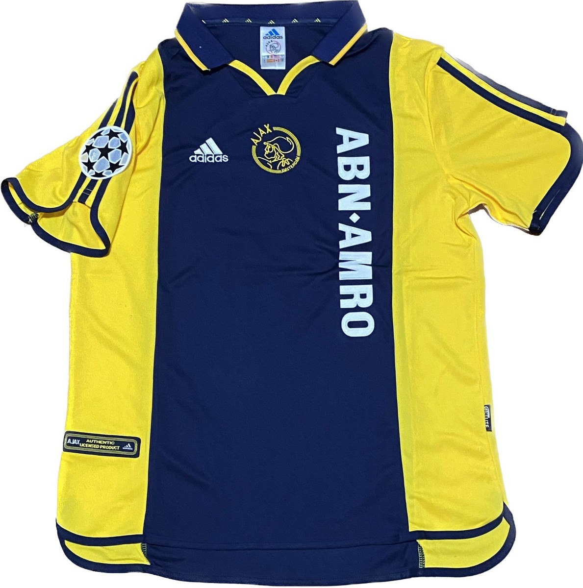 ZLATAN IBRAHIMOVIC SIGNED AJAX AWAY 2000-2001 CHAMPIONS LEAGUE