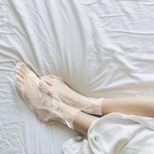 100pcs Disposable Plastic Foot Covers Bags Clear Booties Paraffin Z3C2 Bath O1S2