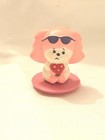 "I Miss You" Vintage Poochie Stamper 1983 rosa mit Sonnenbrille selten