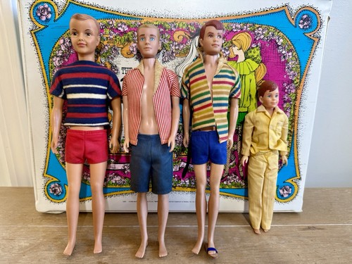 Lotto bambole Barbie e Ken vintage anni 60 con doppia custodia e TONNELLATE di accessori - Foto 14 di 22