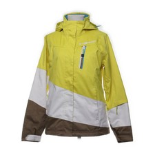 Ziener, Skijacke, Damen, Größe: 38, SHARI lady, Gelb/Weiß/Braun #Gti