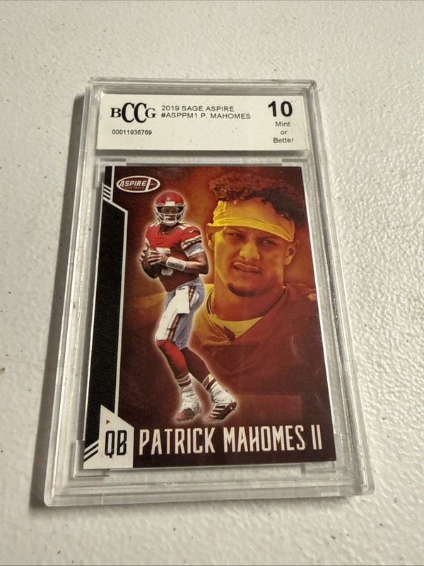 SAGE 2019 Aspire Insert Patrick Mahomes II Chiefs #ASPPM1 BCCG 10