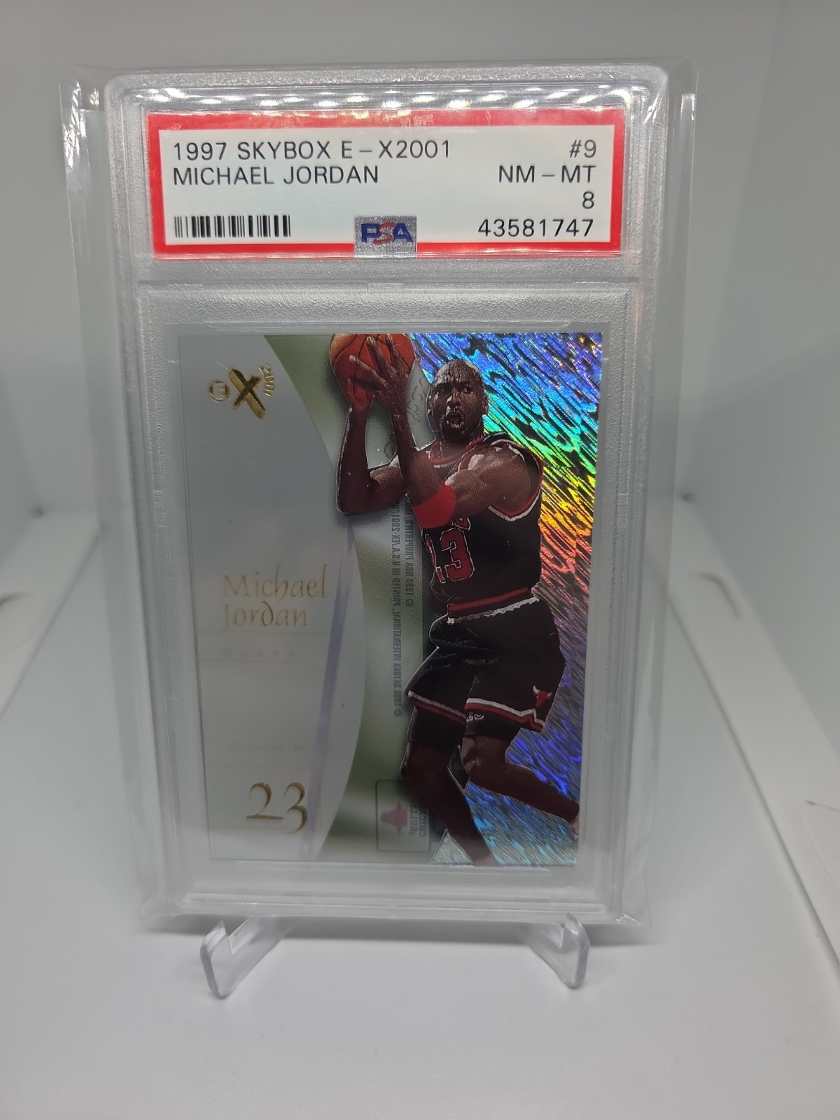 1997-98 EX2001 - Michael Jordan #9 PSA 8