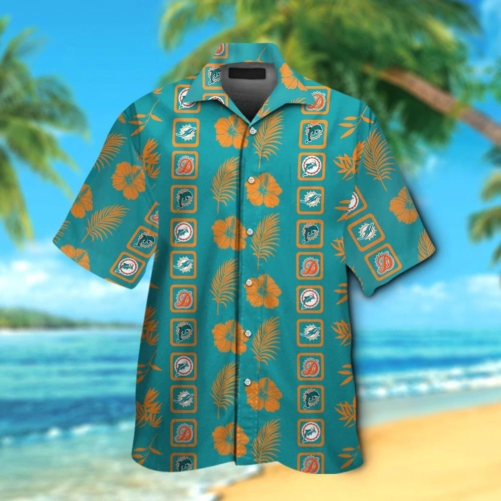 Miami Dolphins Aloha Hawaiian Shirt