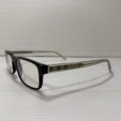 Burberry Eyeglasses Frames Only B2223 3001 Clear Green Nova Check Arms 54-17-145