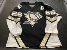 #66 Mario LEMIEUX Pittsburgh PENGUINS Authentic ON ICE Koho Jersey Sz 52 MIC