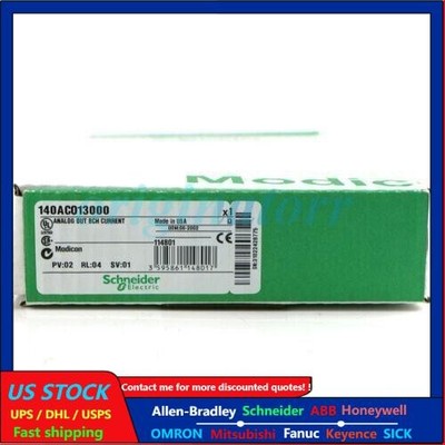 New In Box Original Schneider 140ACO13000 Analog Output Module Fast Shipping