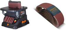 Levigatrice versatile a nastro oscillante e mandrino con 18 nastri abrasivi, 6 grana